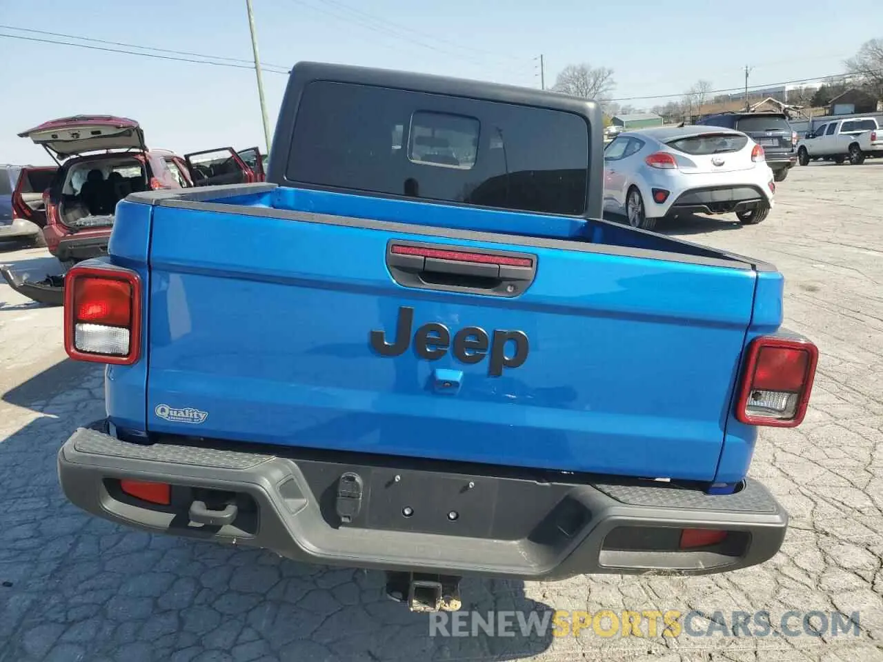 6 fotografías del automóvil dañado 1C6HJTAG1PL554287 JEEP GLADIATOR 2023