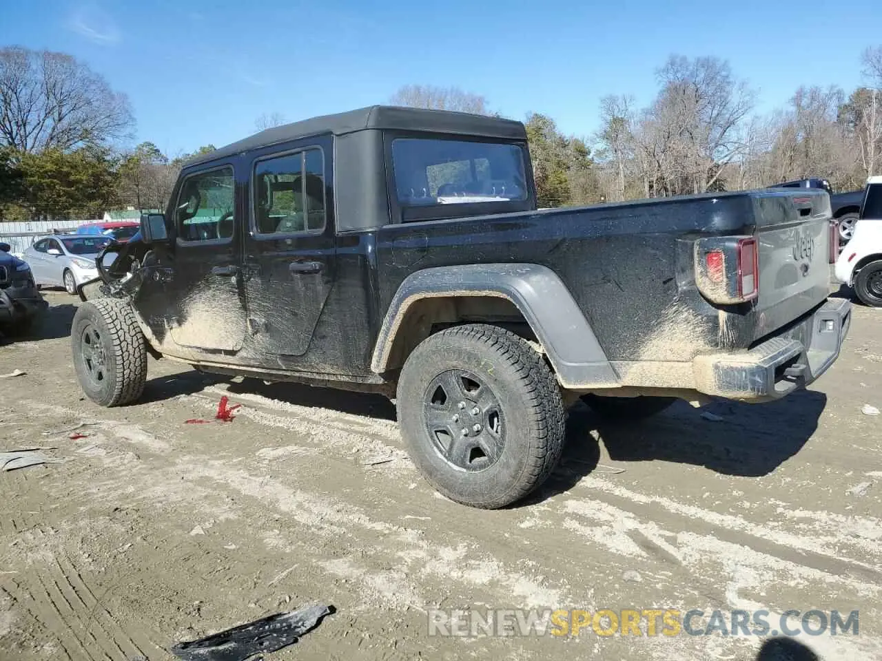 2 fotografías del automóvil dañado 1C6HJTAG1PL560543 JEEP GLADIATOR 2023