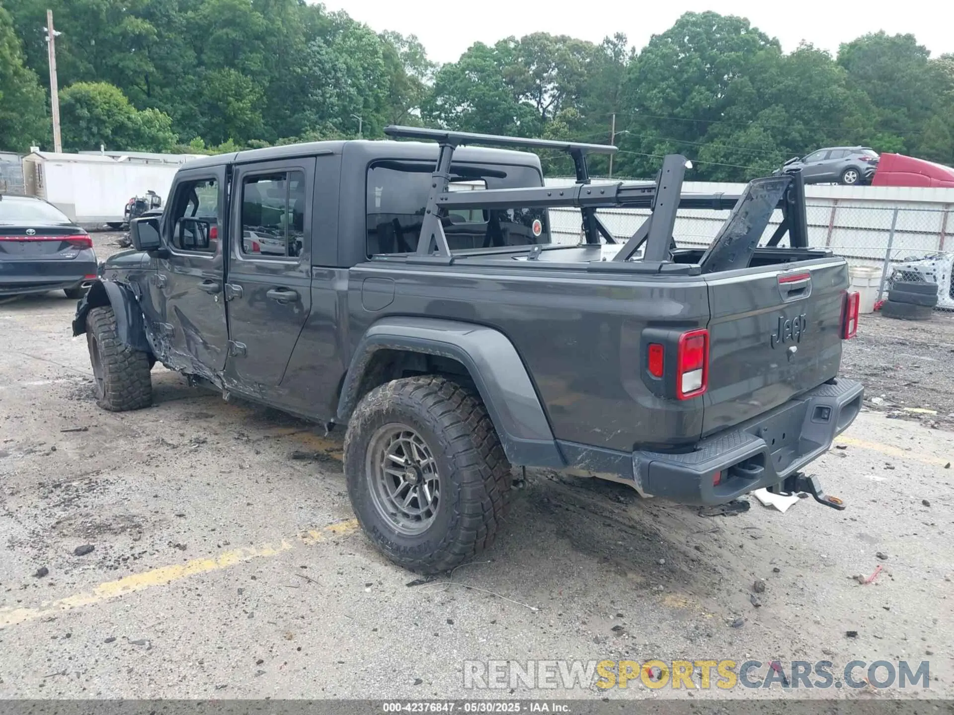 3 fotografías del automóvil dañado 1C6HJTAG2PL506796 JEEP GLADIATOR 2023