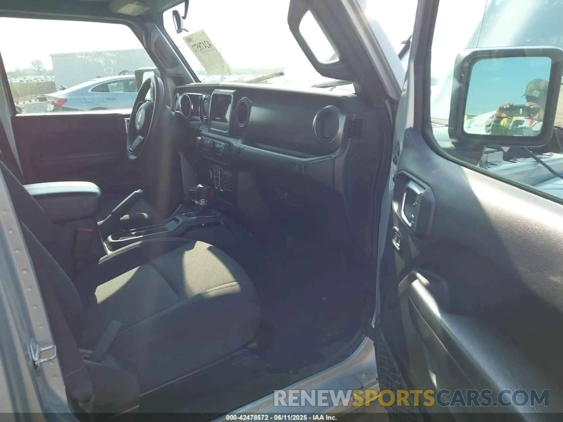 5 fotografías del automóvil dañado 1C6HJTAG2PL528412 JEEP GLADIATOR 2023