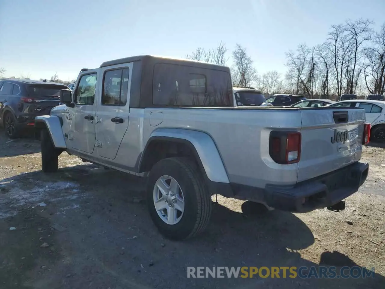 2 fotografías del automóvil dañado 1C6HJTAG2PL529009 JEEP GLADIATOR 2023