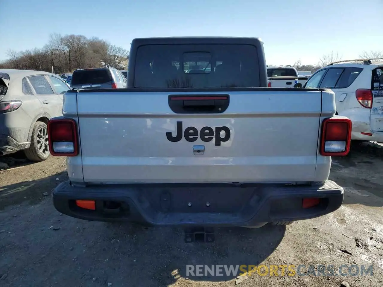 6 fotografías del automóvil dañado 1C6HJTAG2PL529009 JEEP GLADIATOR 2023
