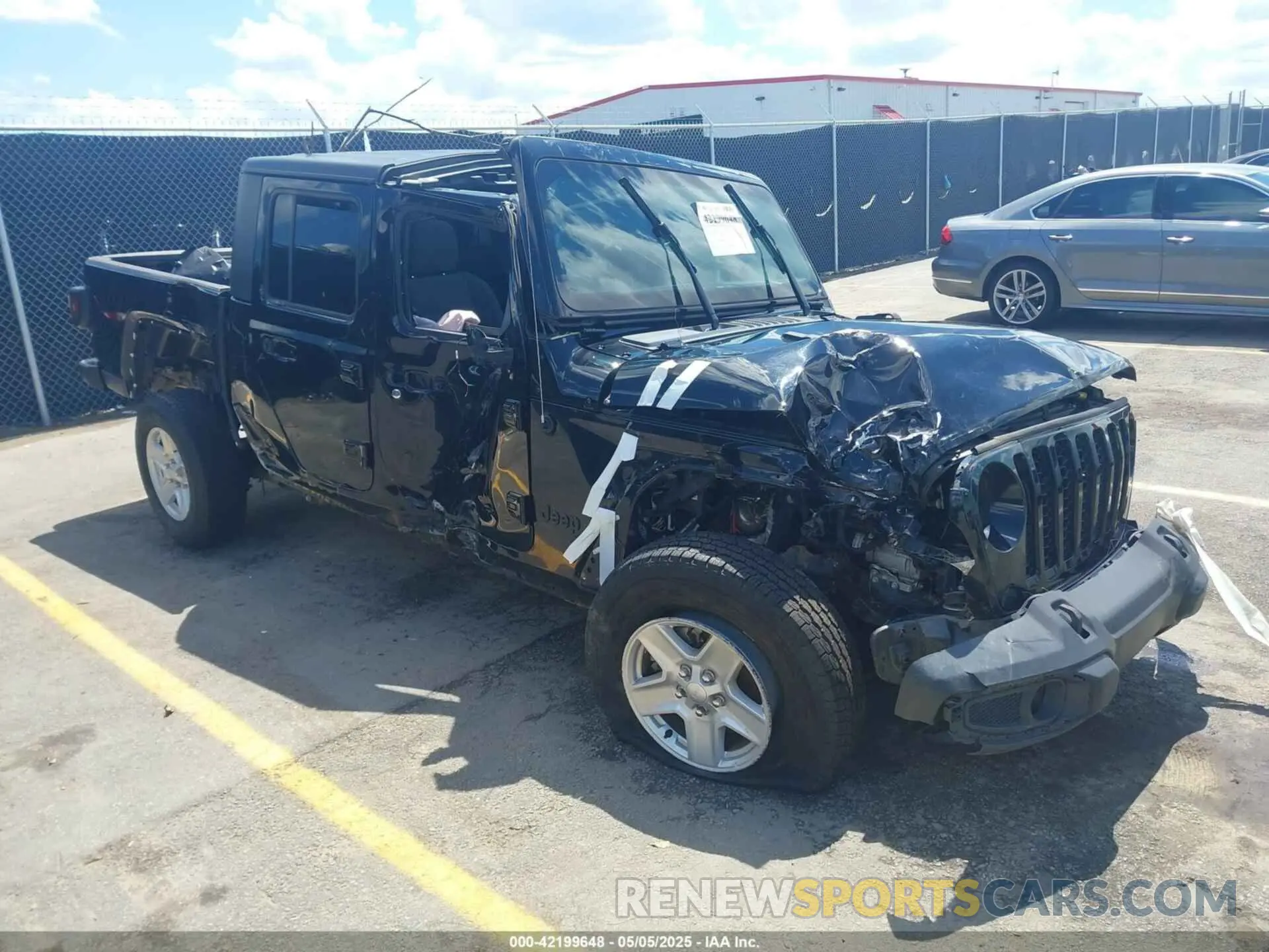 1 fotografías del automóvil dañado 1C6HJTAG2PL534176 JEEP GLADIATOR 2023