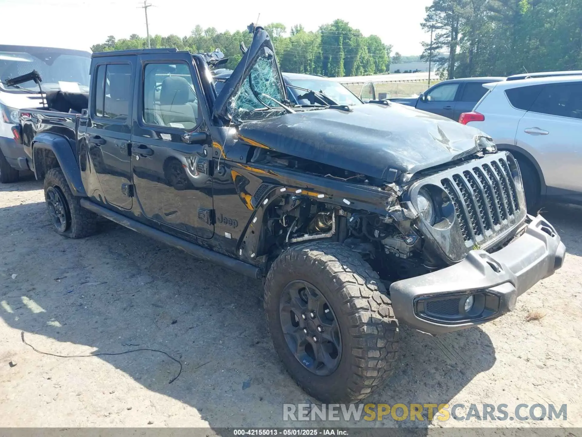 1 fotografías del automóvil dañado 1C6HJTAG2PL544870 JEEP GLADIATOR 2023