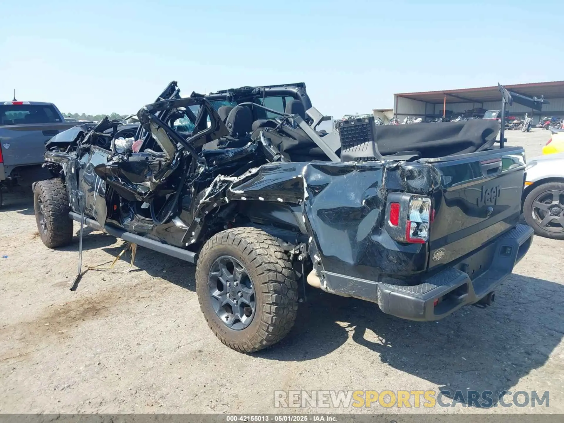 3 fotografías del automóvil dañado 1C6HJTAG2PL544870 JEEP GLADIATOR 2023