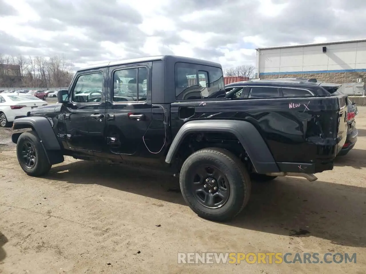 2 fotografías del automóvil dañado 1C6HJTAG3PL510243 JEEP GLADIATOR 2023