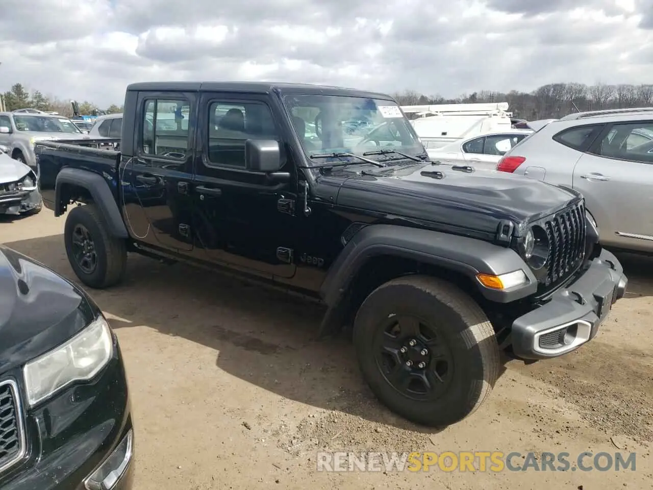 4 fotografías del automóvil dañado 1C6HJTAG3PL510243 JEEP GLADIATOR 2023