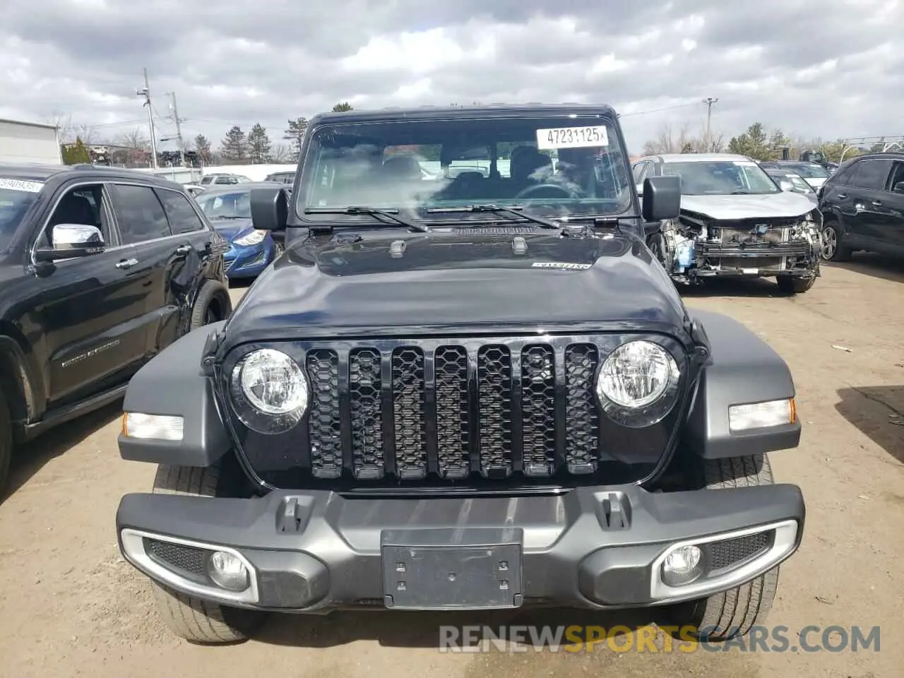 5 fotografías del automóvil dañado 1C6HJTAG3PL510243 JEEP GLADIATOR 2023