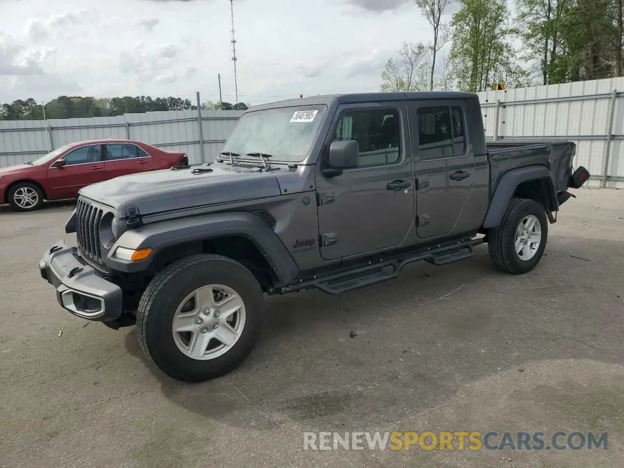 1 fotografías del automóvil dañado 1C6HJTAG3PL514437 JEEP GLADIATOR 2023