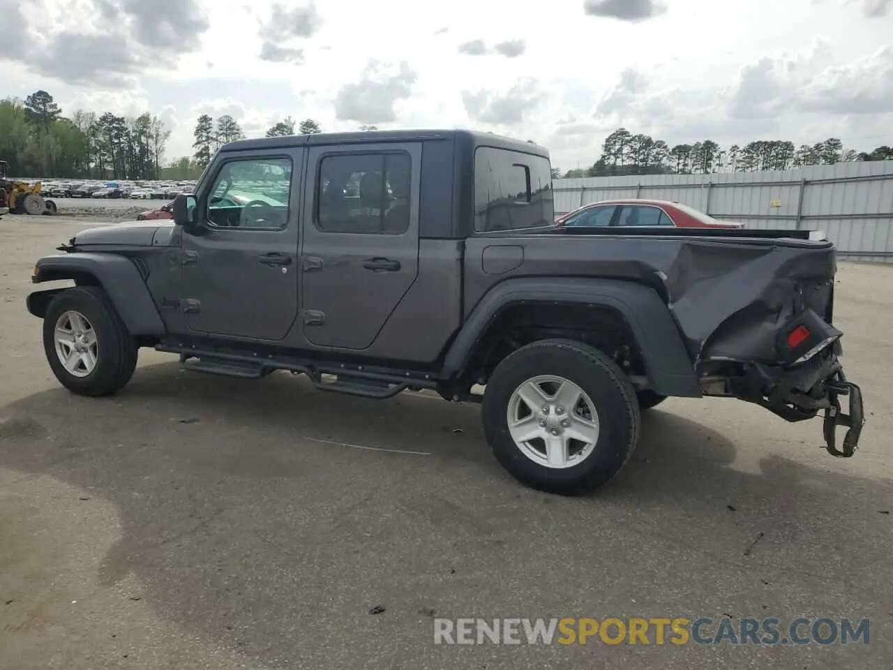 2 fotografías del automóvil dañado 1C6HJTAG3PL514437 JEEP GLADIATOR 2023