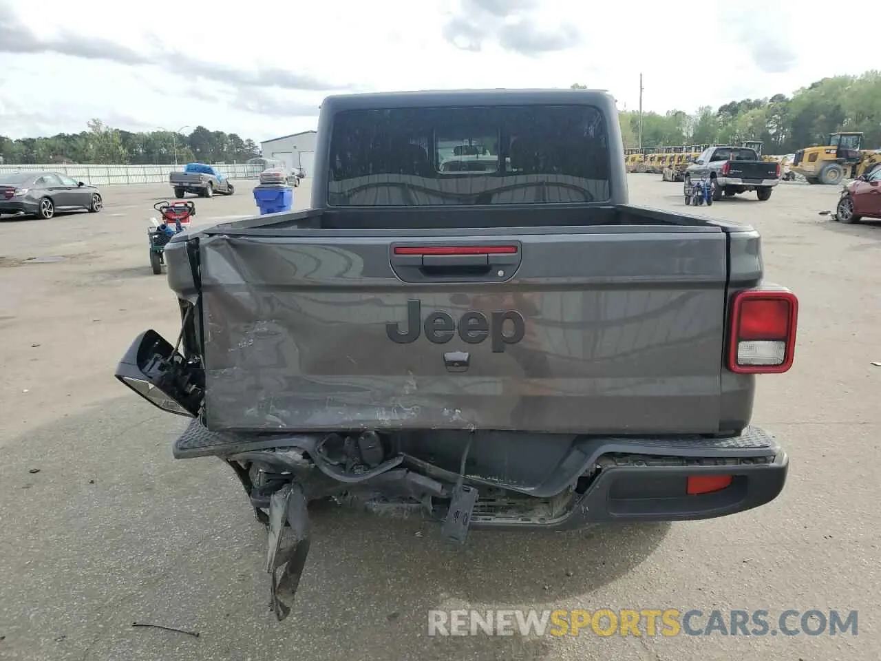 6 fotografías del automóvil dañado 1C6HJTAG3PL514437 JEEP GLADIATOR 2023