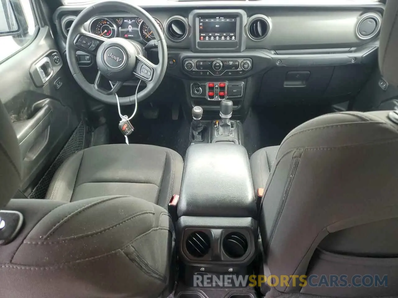 8 fotografías del automóvil dañado 1C6HJTAG3PL514437 JEEP GLADIATOR 2023