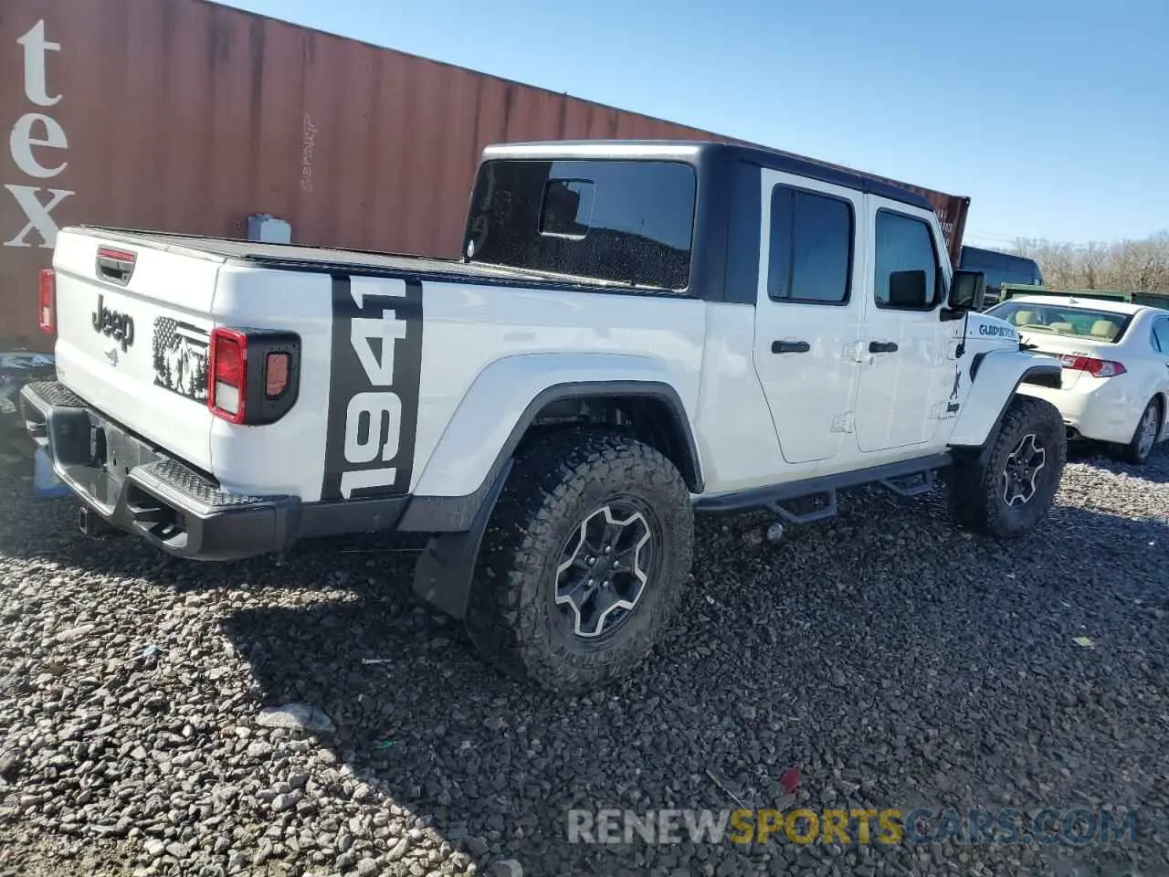 3 fotografías del automóvil dañado 1C6HJTAG3PL527575 JEEP GLADIATOR 2023