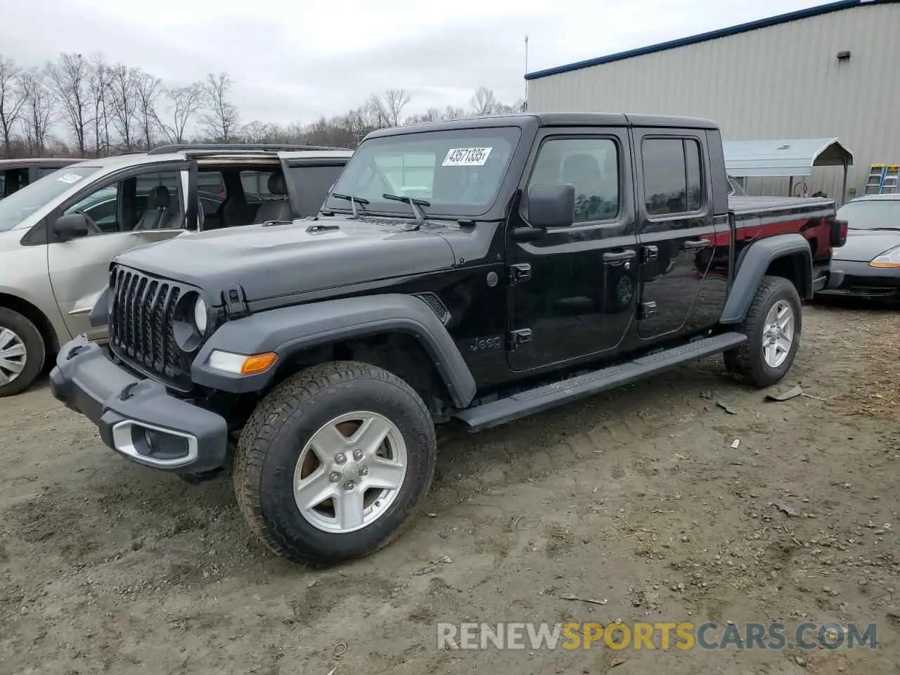 1 fotografías del automóvil dañado 1C6HJTAG3PL537331 JEEP GLADIATOR 2023