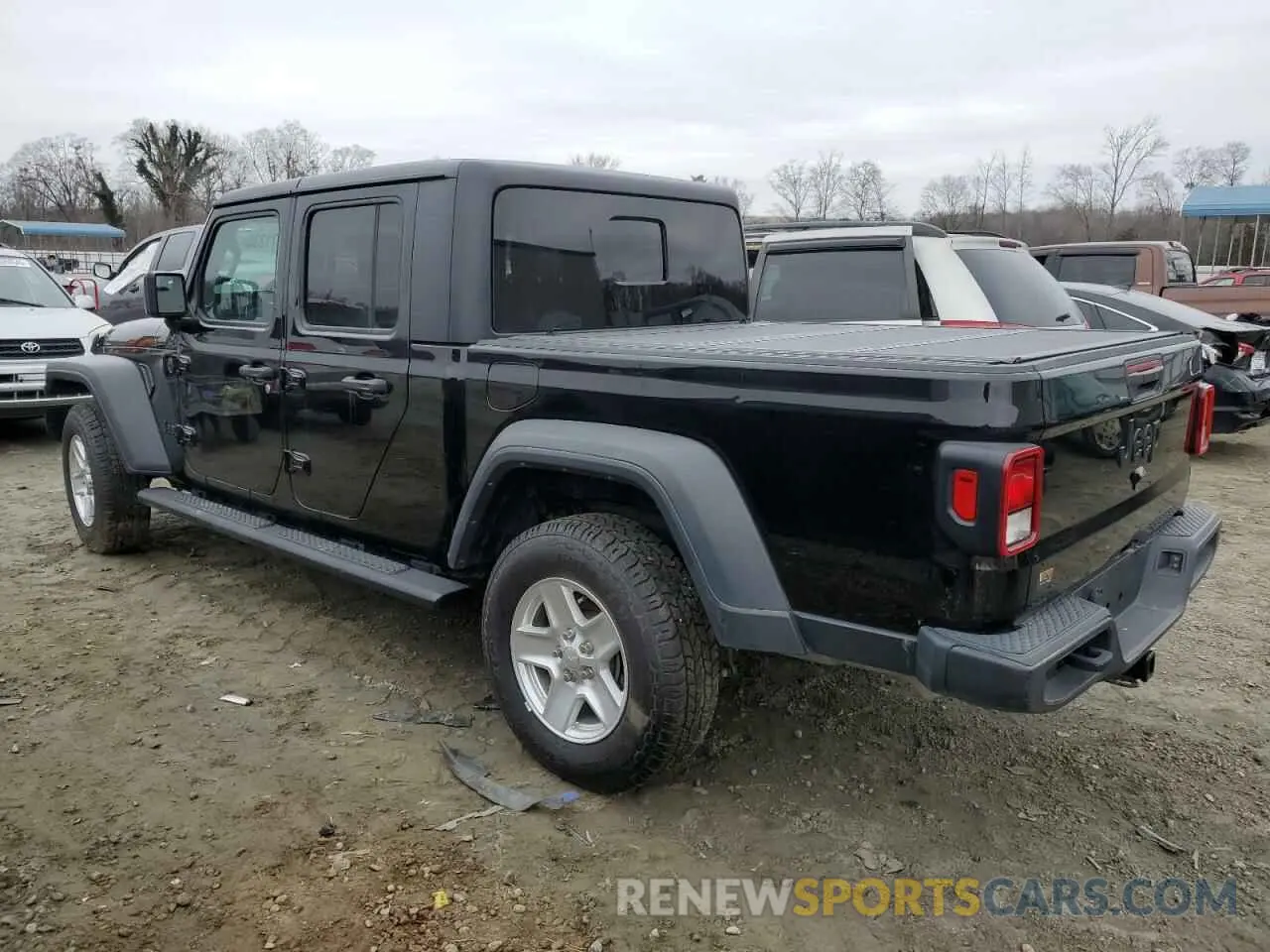 2 fotografías del automóvil dañado 1C6HJTAG3PL537331 JEEP GLADIATOR 2023