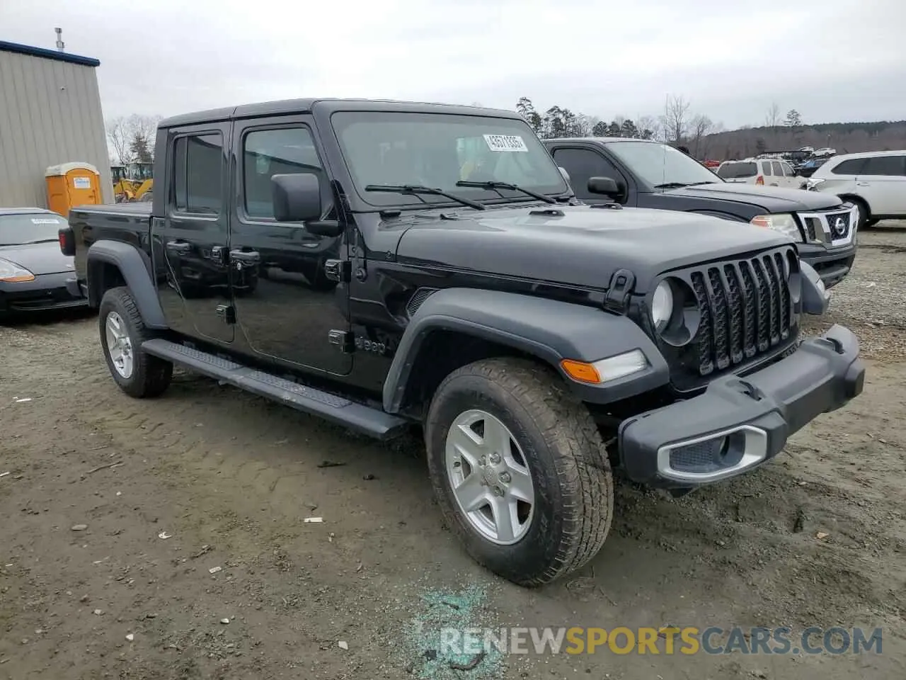 4 fotografías del automóvil dañado 1C6HJTAG3PL537331 JEEP GLADIATOR 2023