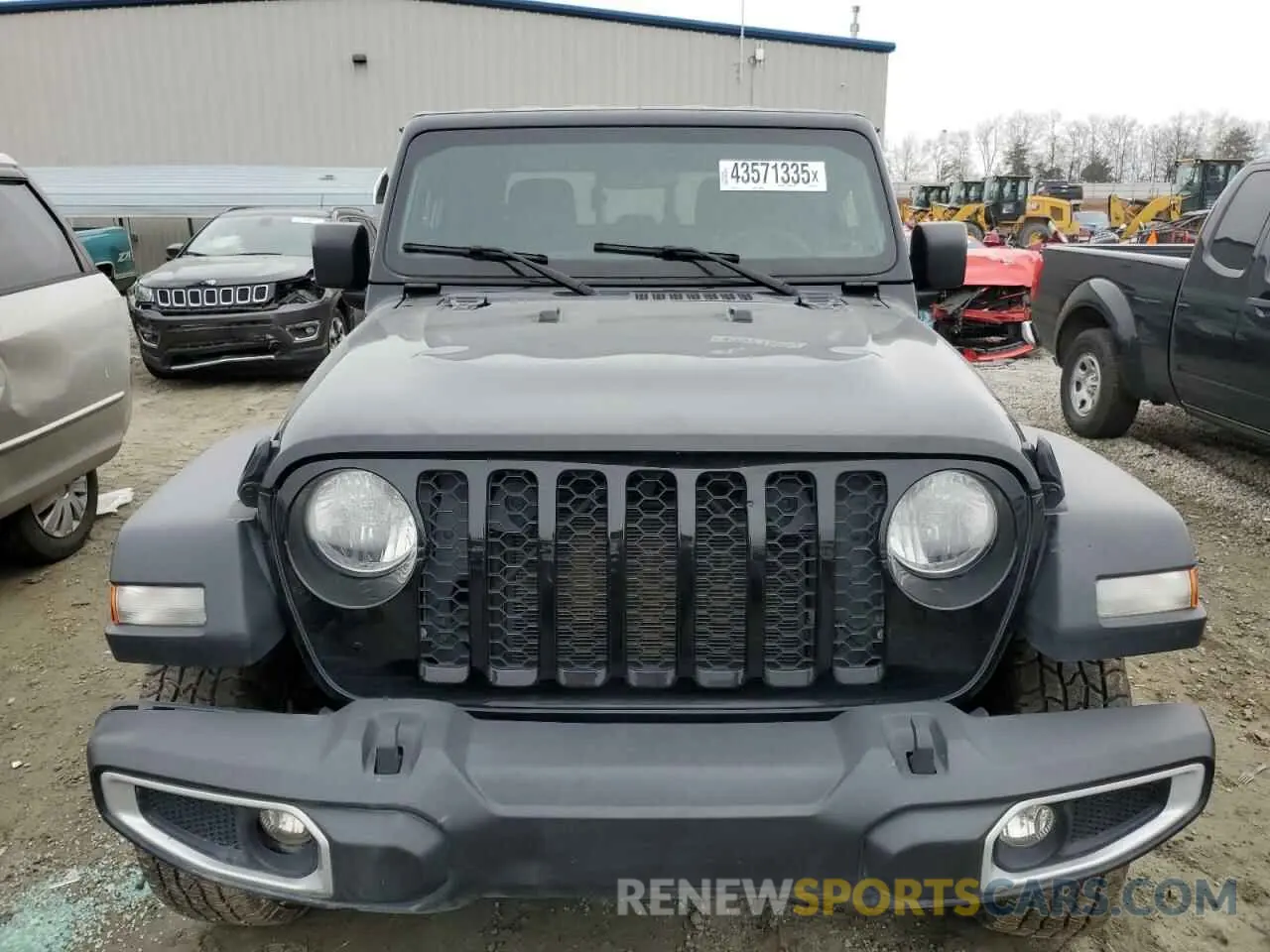 5 fotografías del automóvil dañado 1C6HJTAG3PL537331 JEEP GLADIATOR 2023