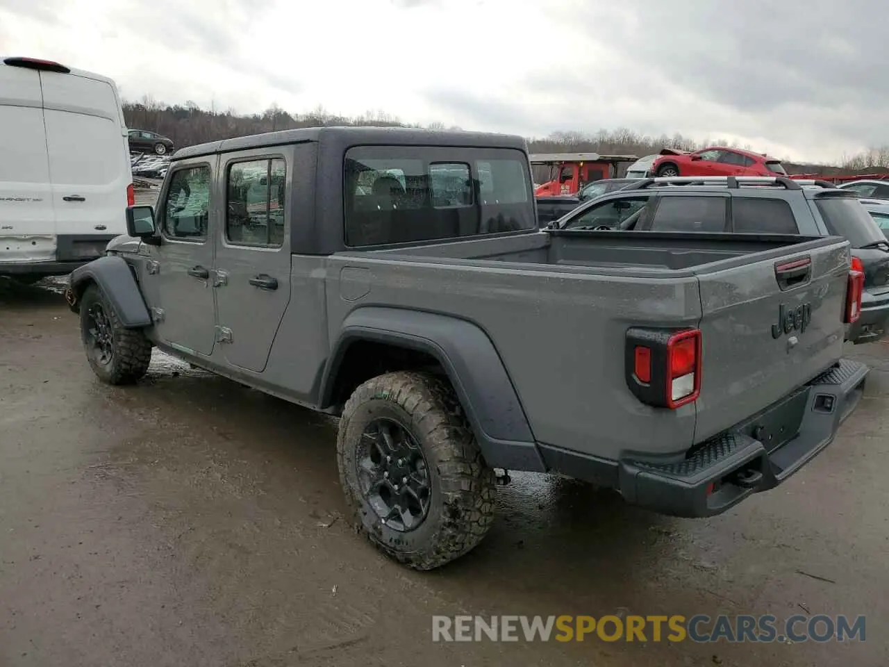 2 fotografías del automóvil dañado 1C6HJTAG3PL549592 JEEP GLADIATOR 2023