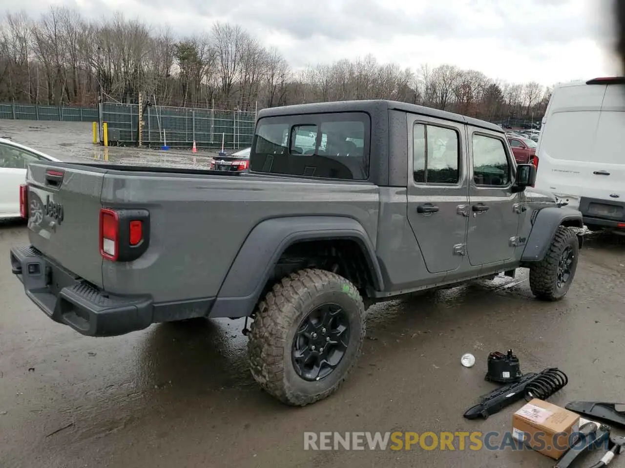 3 fotografías del automóvil dañado 1C6HJTAG3PL549592 JEEP GLADIATOR 2023