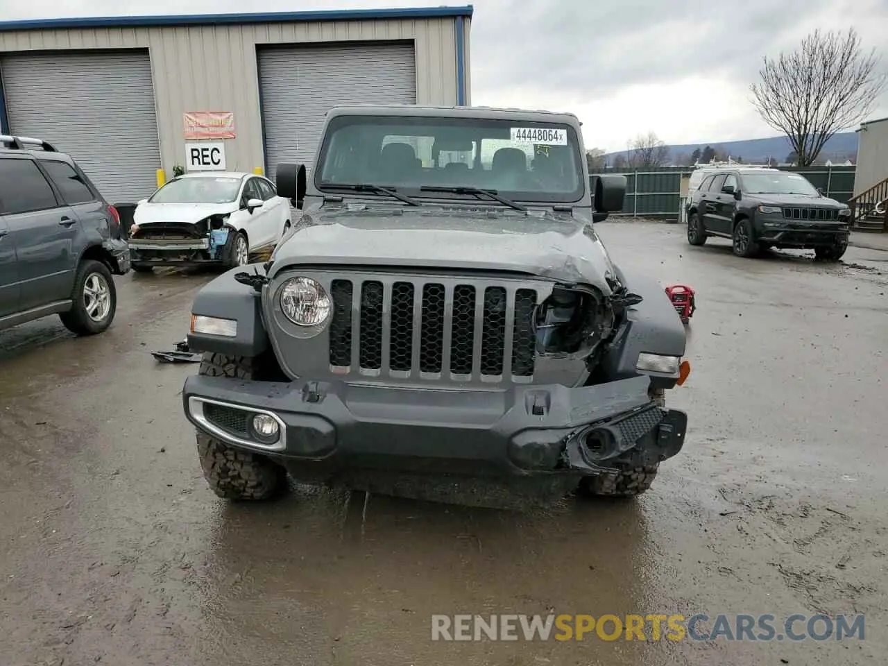 5 fotografías del automóvil dañado 1C6HJTAG3PL549592 JEEP GLADIATOR 2023