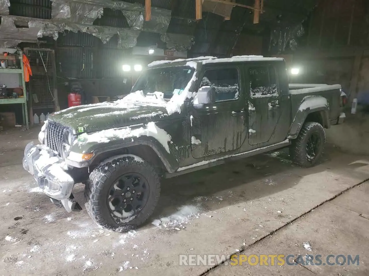 1 fotografías del automóvil dañado 1C6HJTAG3PL555098 JEEP GLADIATOR 2023
