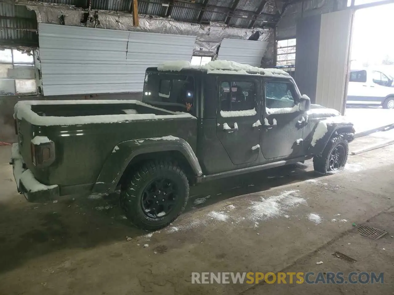 3 fotografías del automóvil dañado 1C6HJTAG3PL555098 JEEP GLADIATOR 2023