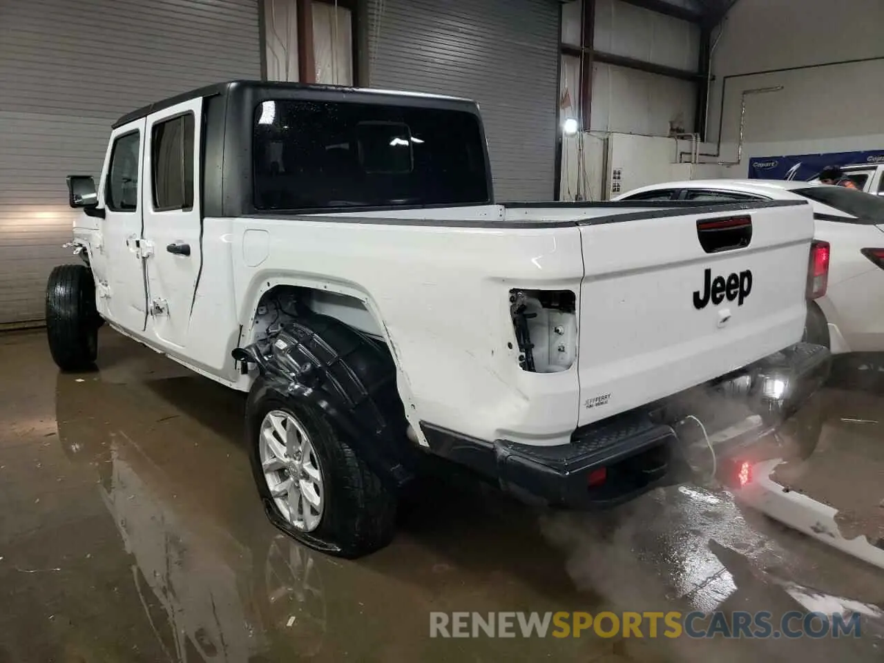 2 fotografías del automóvil dañado 1C6HJTAG3PL571060 JEEP GLADIATOR 2023