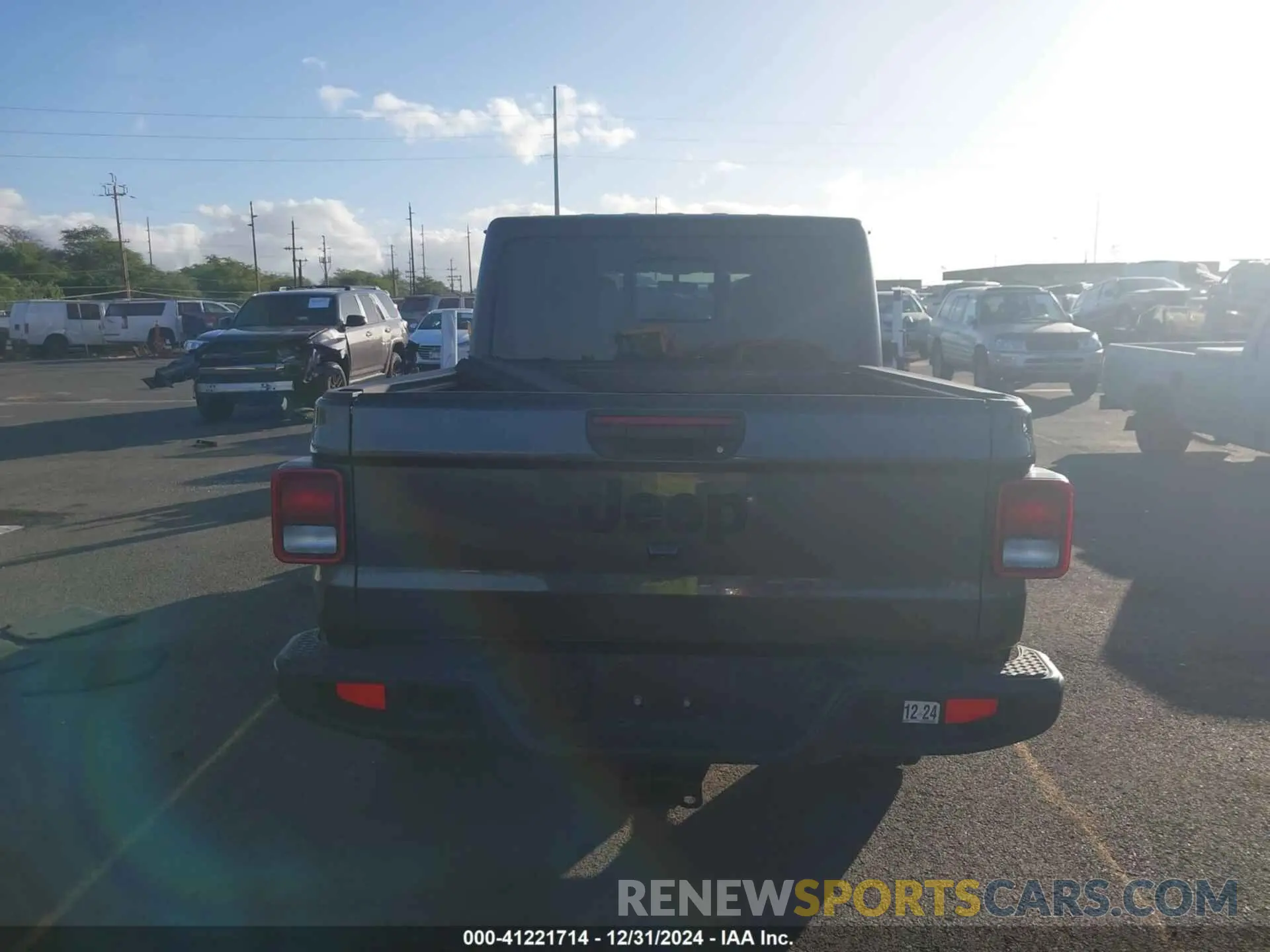 16 fotografías del automóvil dañado 1C6HJTAG4PL507092 JEEP GLADIATOR 2023
