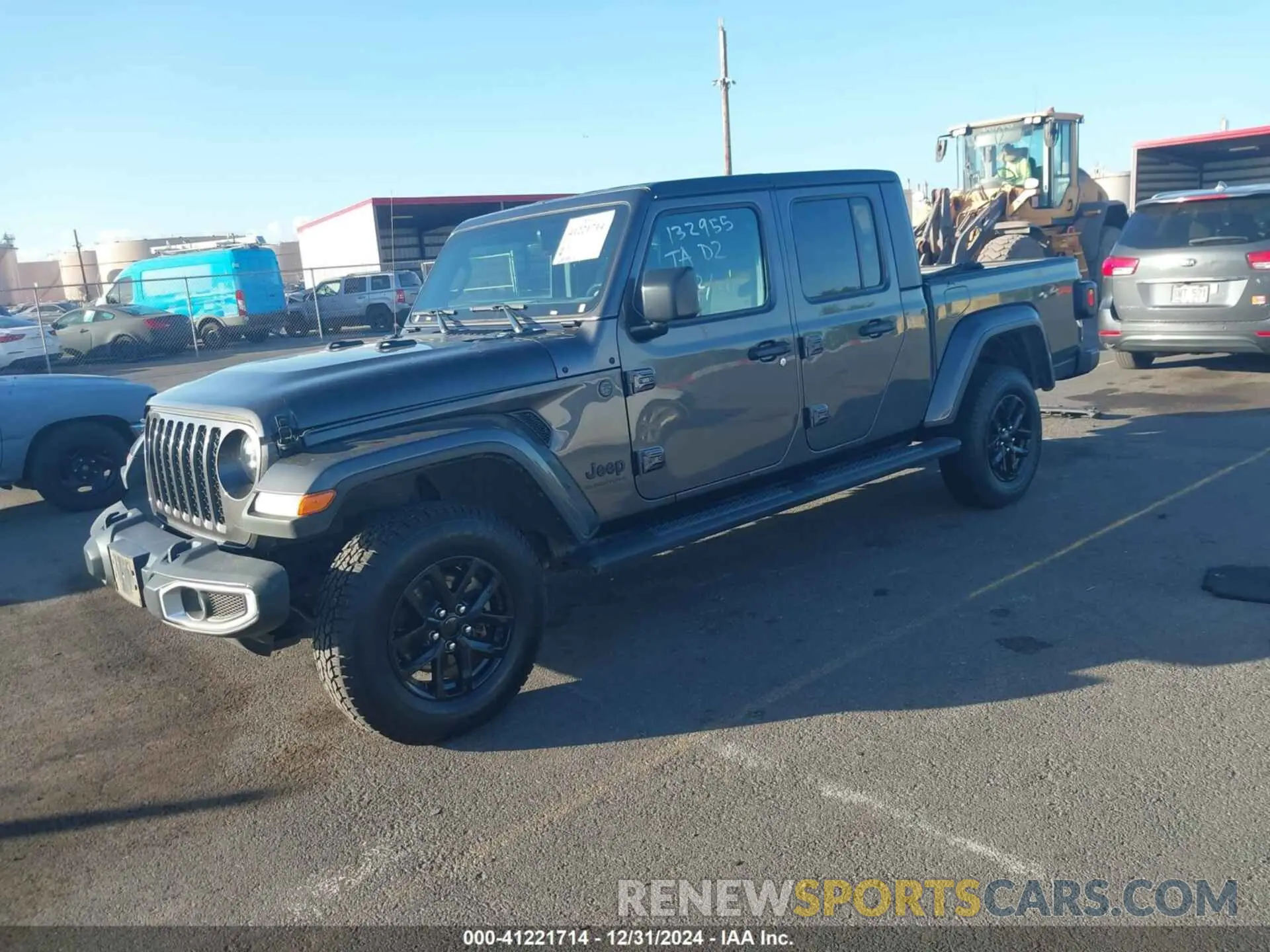 2 fotografías del automóvil dañado 1C6HJTAG4PL507092 JEEP GLADIATOR 2023