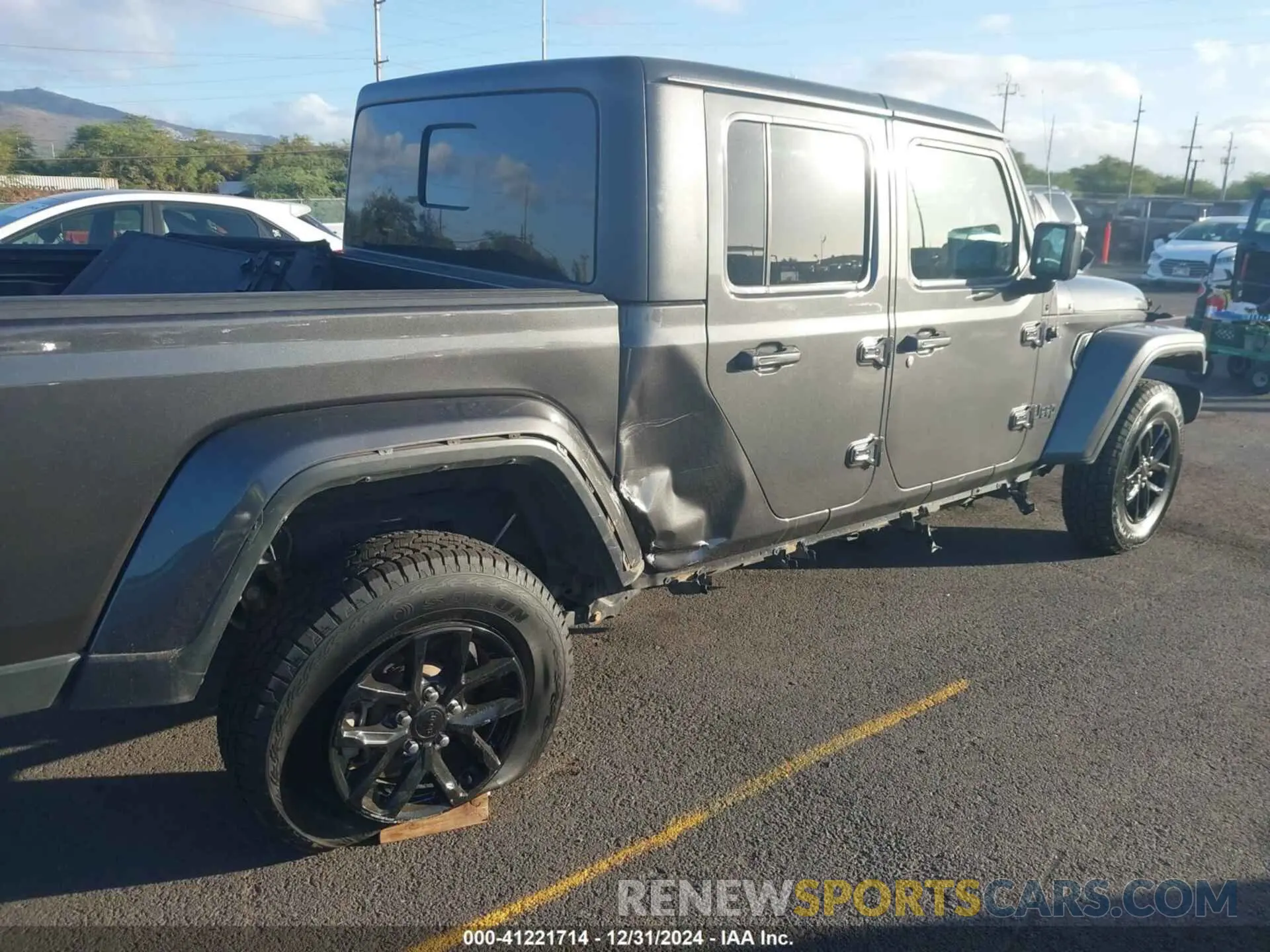 6 fotografías del automóvil dañado 1C6HJTAG4PL507092 JEEP GLADIATOR 2023