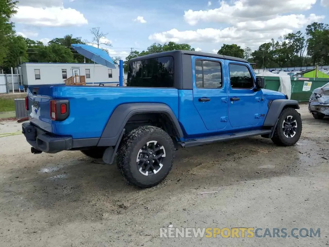 3 fotografías del automóvil dañado 1C6HJTAG4PL562366 JEEP GLADIATOR 2023