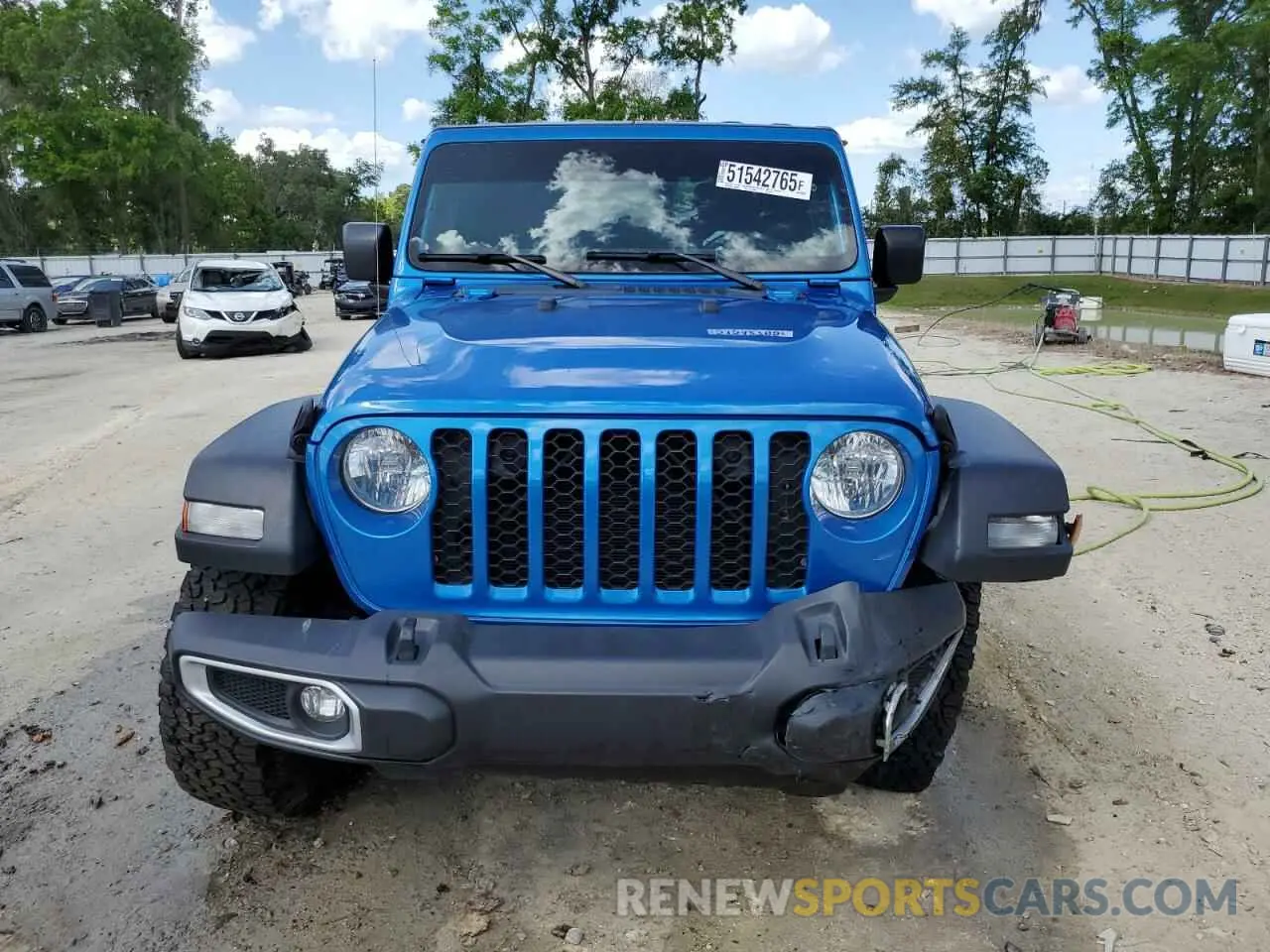 5 fotografías del automóvil dañado 1C6HJTAG4PL562366 JEEP GLADIATOR 2023