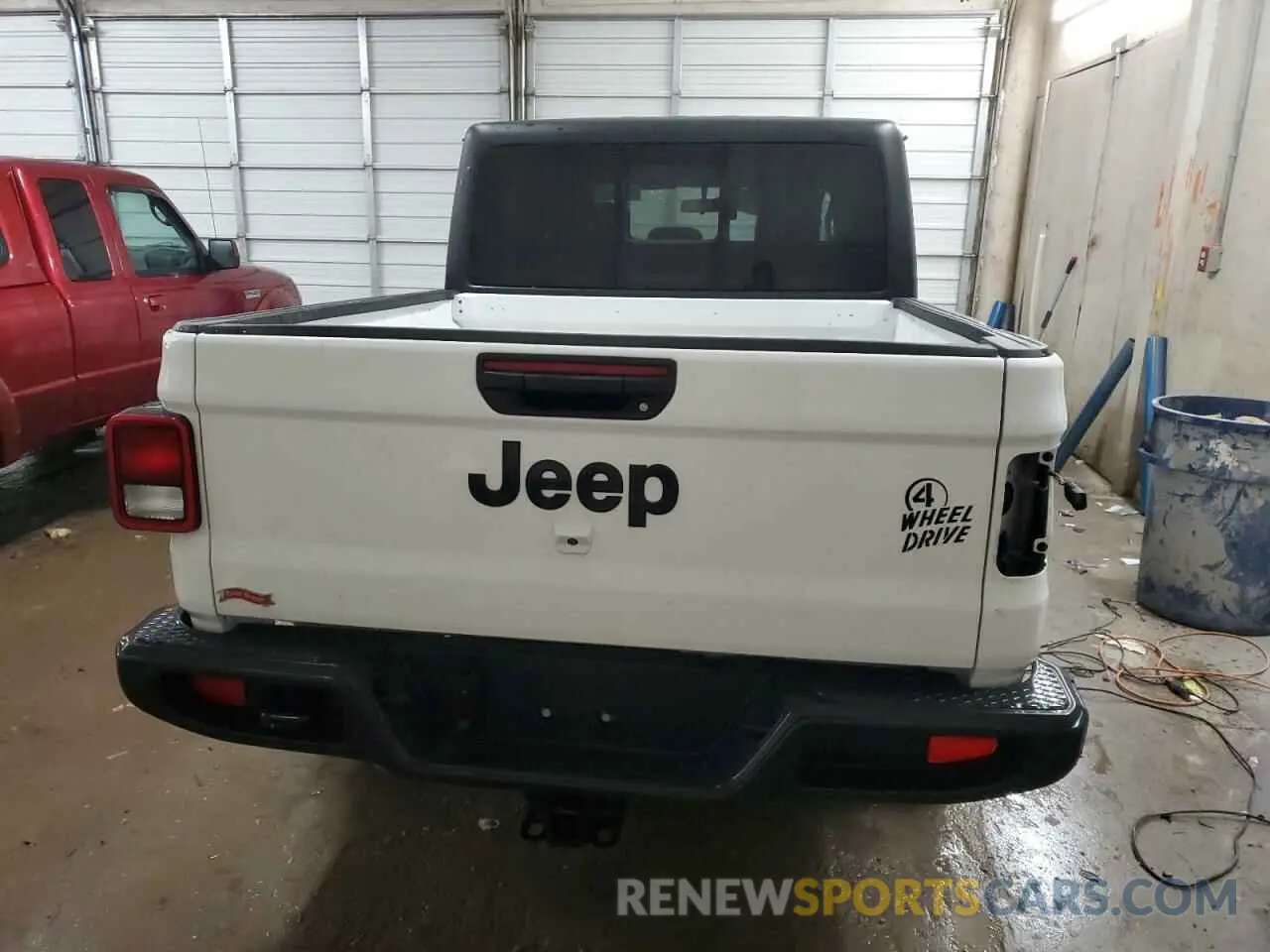 6 fotografías del automóvil dañado 1C6HJTAG5PL571660 JEEP GLADIATOR 2023