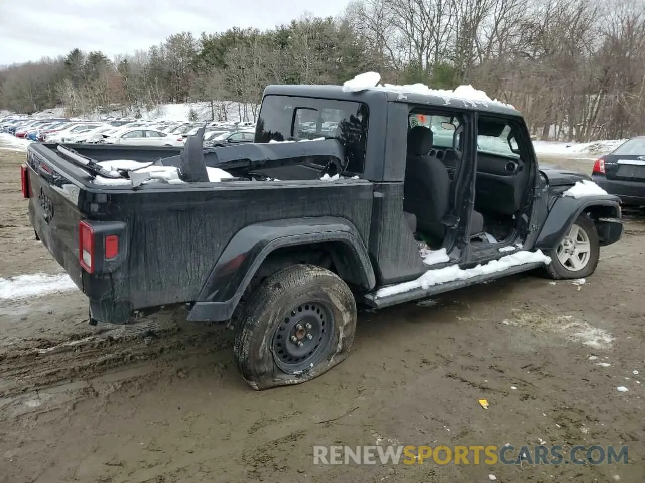 3 fotografías del automóvil dañado 1C6HJTAG6PL533404 JEEP GLADIATOR 2023