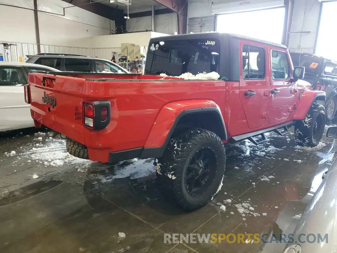 3 fotografías del automóvil dañado 1C6HJTAG6PL536903 JEEP GLADIATOR 2023