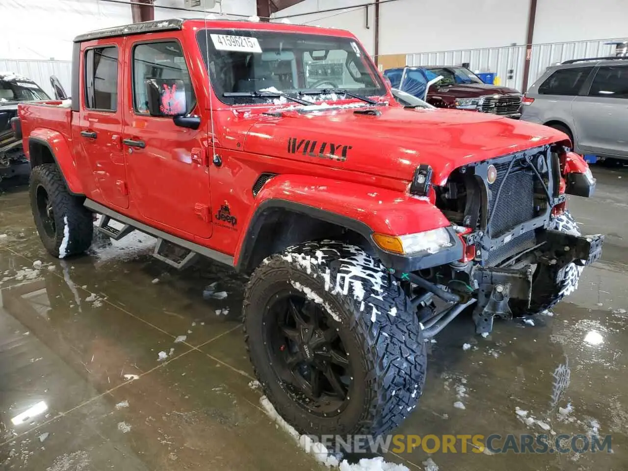 4 fotografías del automóvil dañado 1C6HJTAG6PL536903 JEEP GLADIATOR 2023