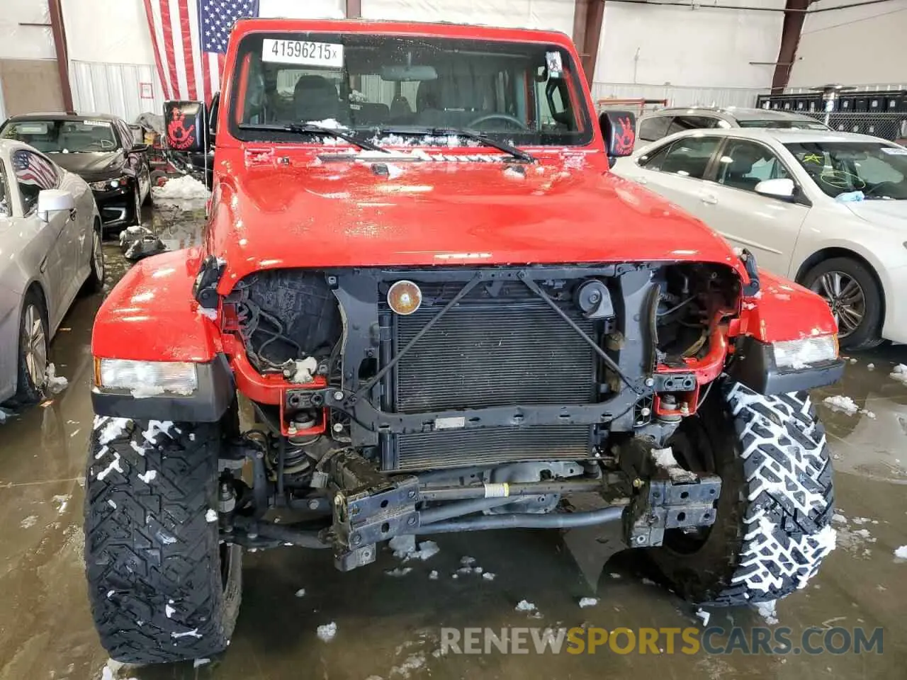 5 fotografías del automóvil dañado 1C6HJTAG6PL536903 JEEP GLADIATOR 2023