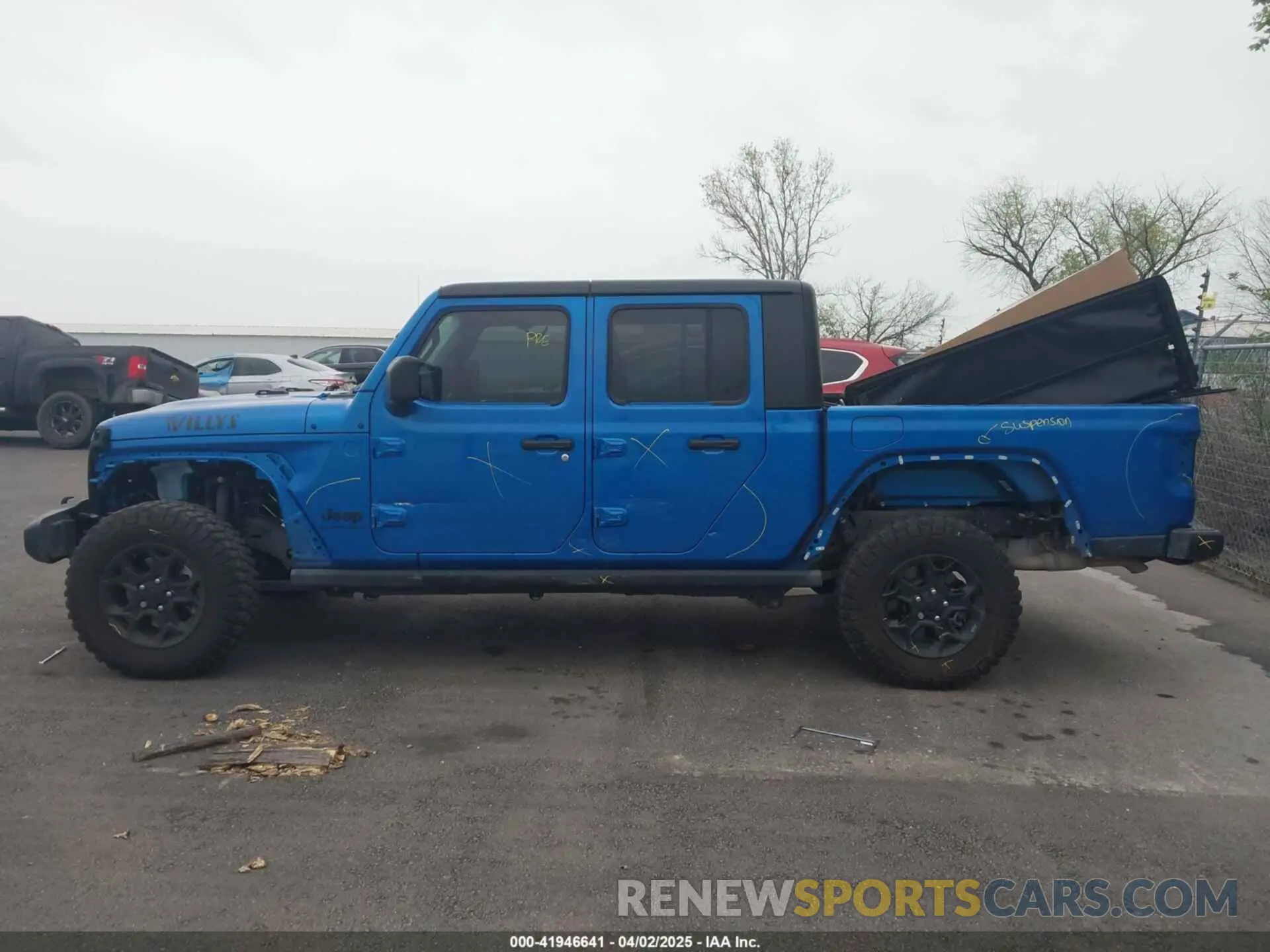 14 fotografías del automóvil dañado 1C6HJTAG6PL579136 JEEP GLADIATOR 2023