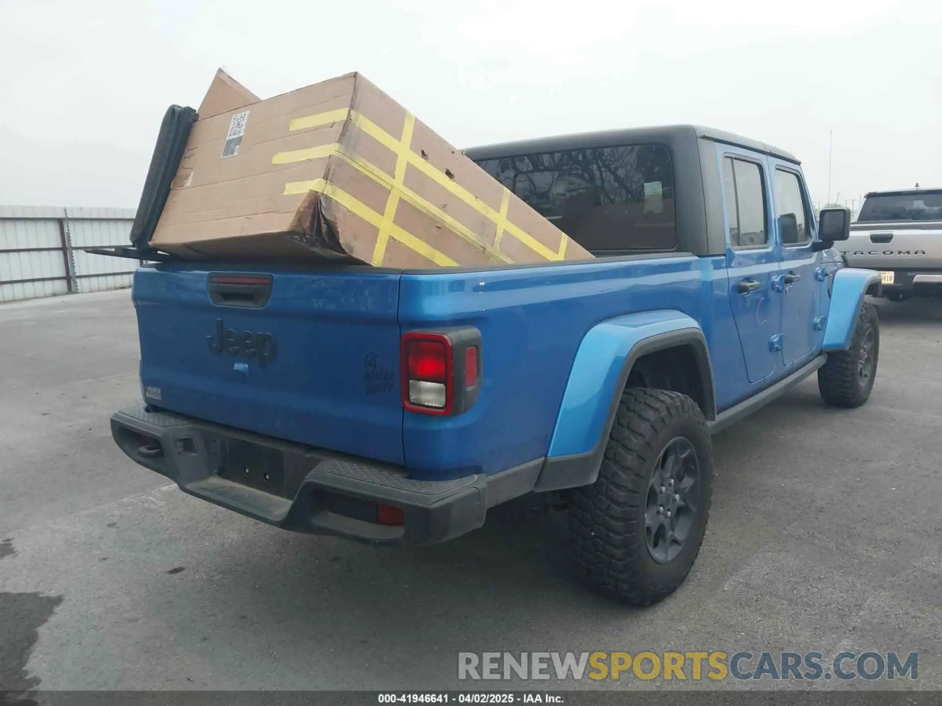 4 fotografías del automóvil dañado 1C6HJTAG6PL579136 JEEP GLADIATOR 2023
