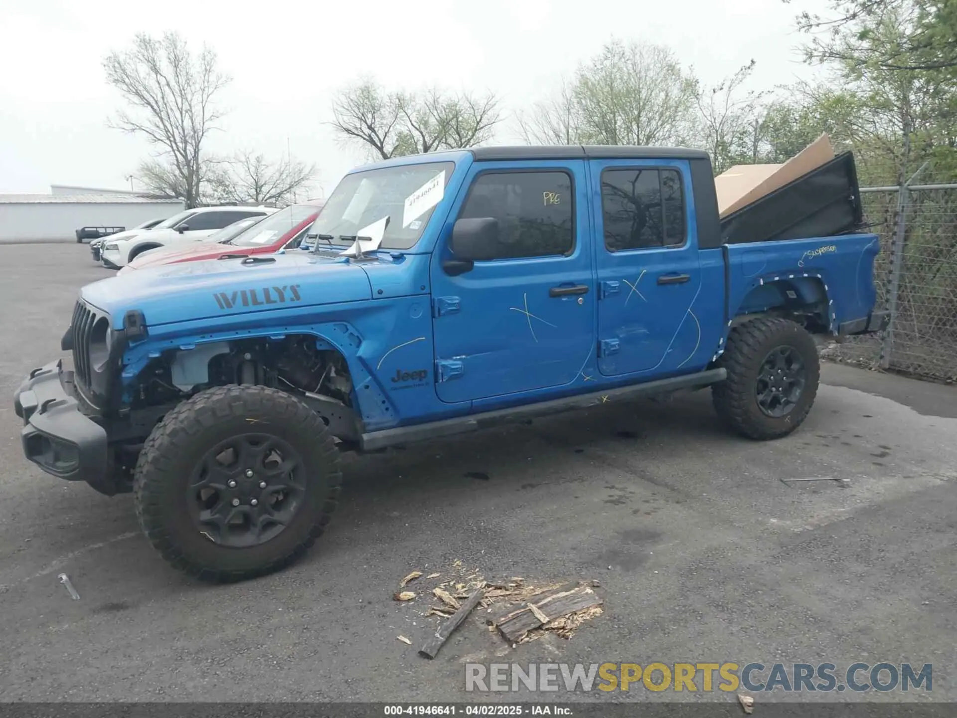 6 fotografías del automóvil dañado 1C6HJTAG6PL579136 JEEP GLADIATOR 2023