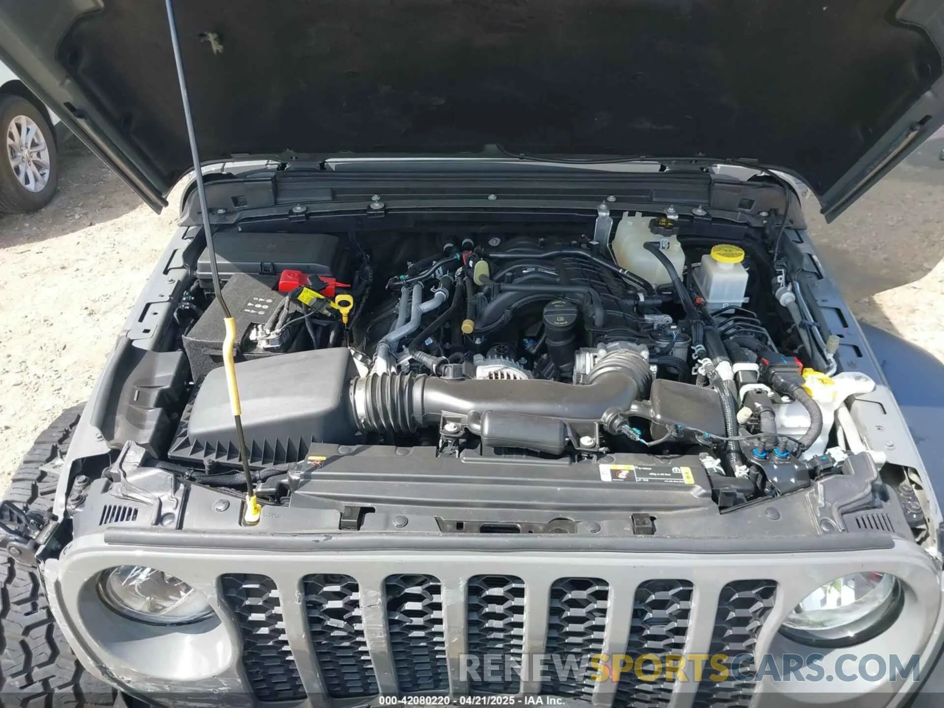 10 fotografías del automóvil dañado 1C6HJTAG7PL522721 JEEP GLADIATOR 2023