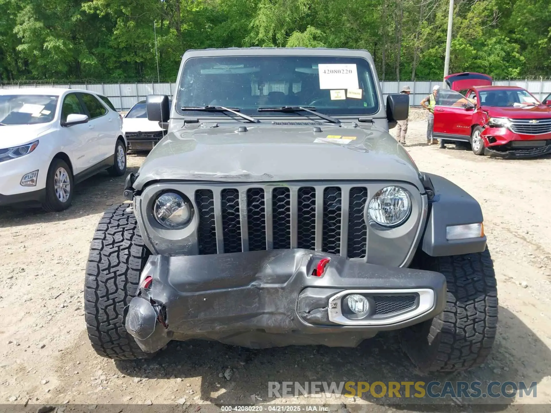 12 fotografías del automóvil dañado 1C6HJTAG7PL522721 JEEP GLADIATOR 2023