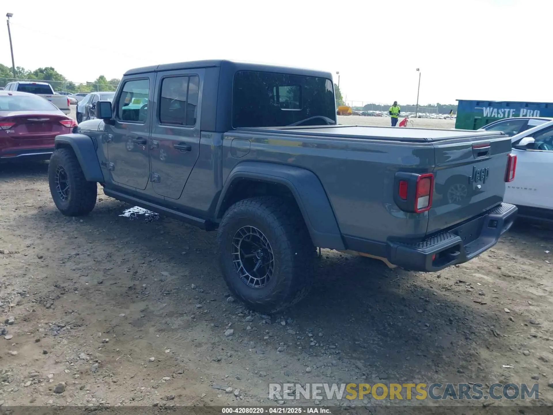 3 fotografías del automóvil dañado 1C6HJTAG7PL522721 JEEP GLADIATOR 2023