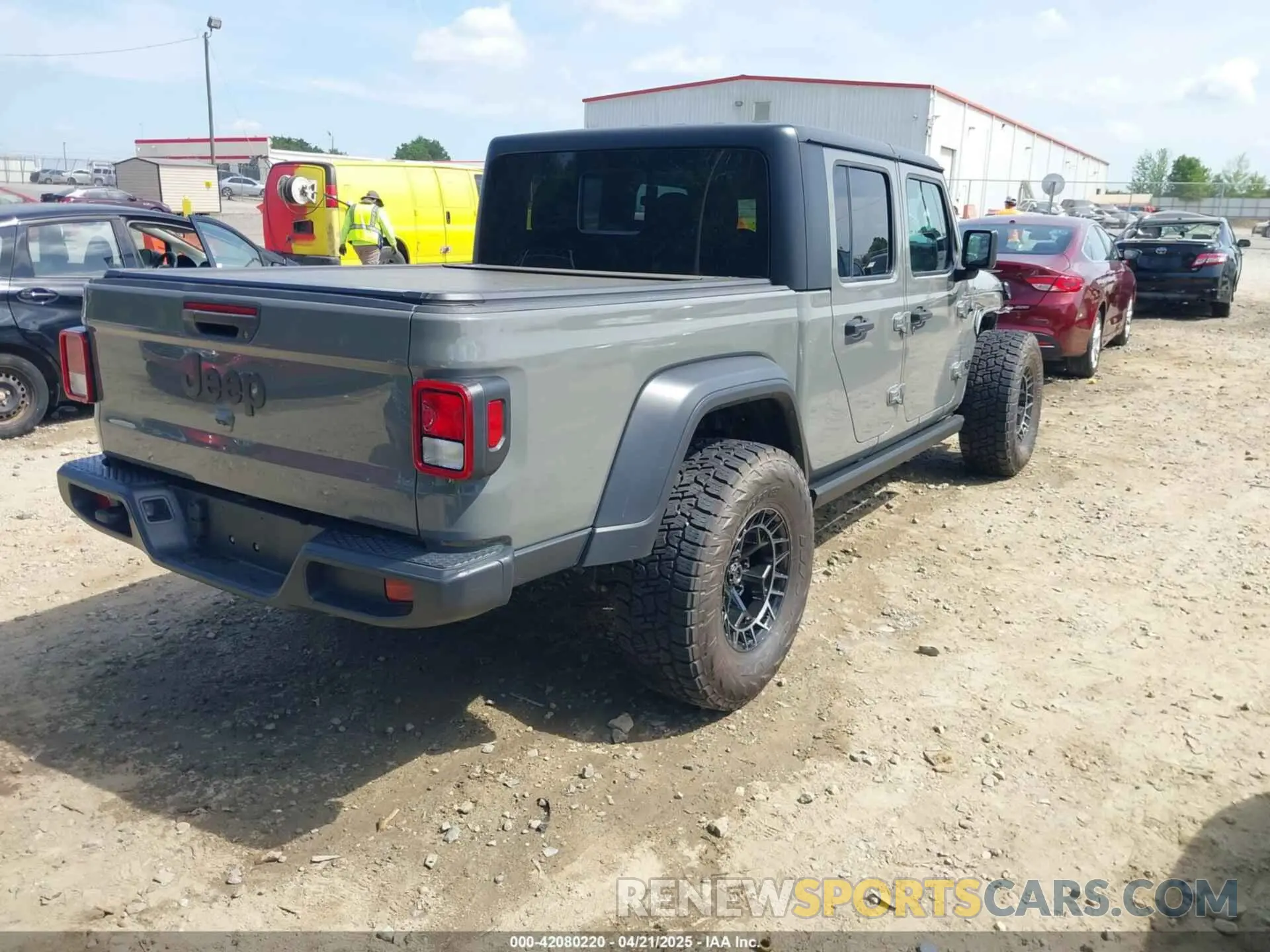 4 fotografías del automóvil dañado 1C6HJTAG7PL522721 JEEP GLADIATOR 2023