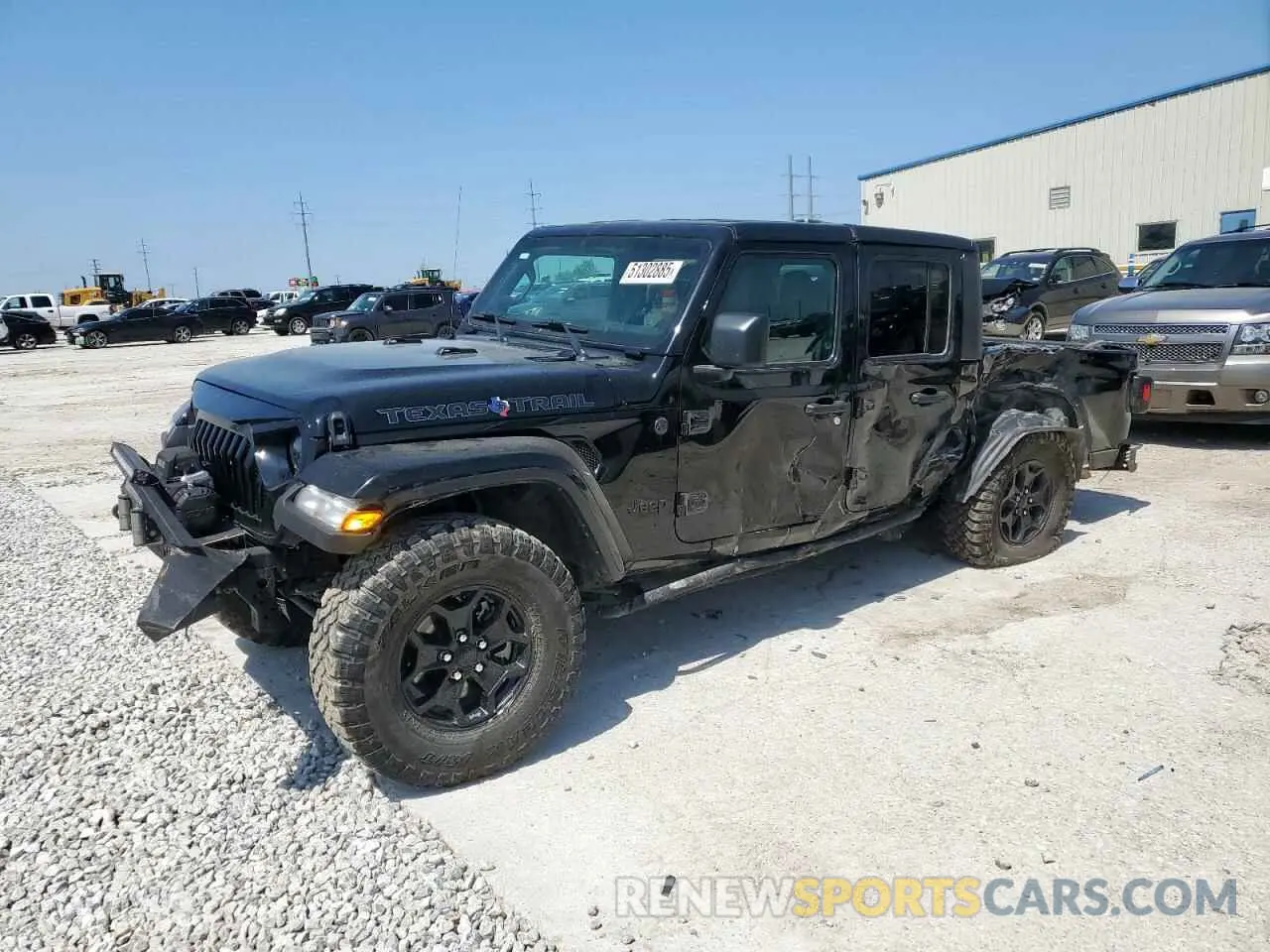 1 fotografías del automóvil dañado 1C6HJTAG7PL531273 JEEP GLADIATOR 2023