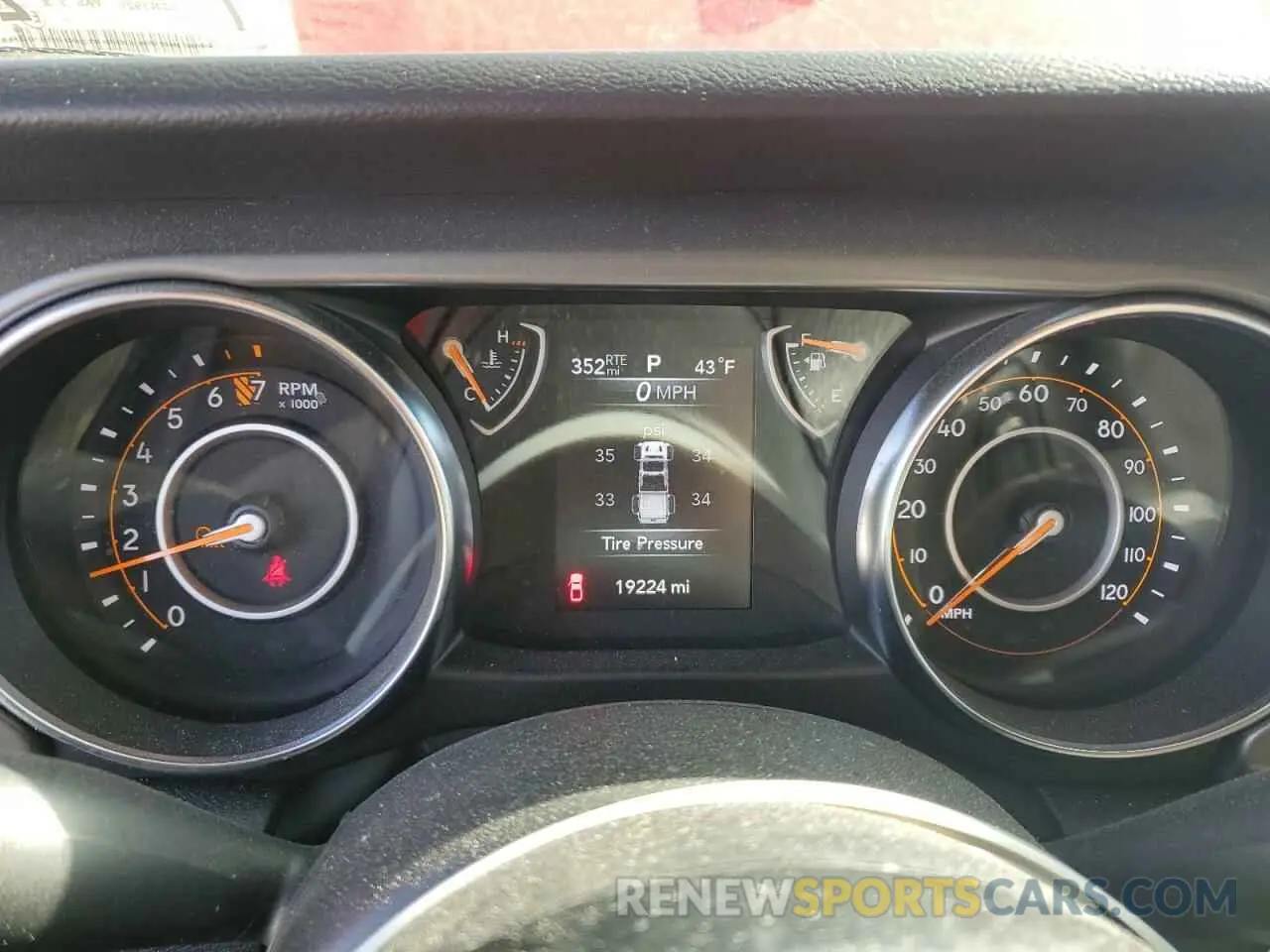 9 fotografías del automóvil dañado 1C6HJTAG7PL556318 JEEP GLADIATOR 2023
