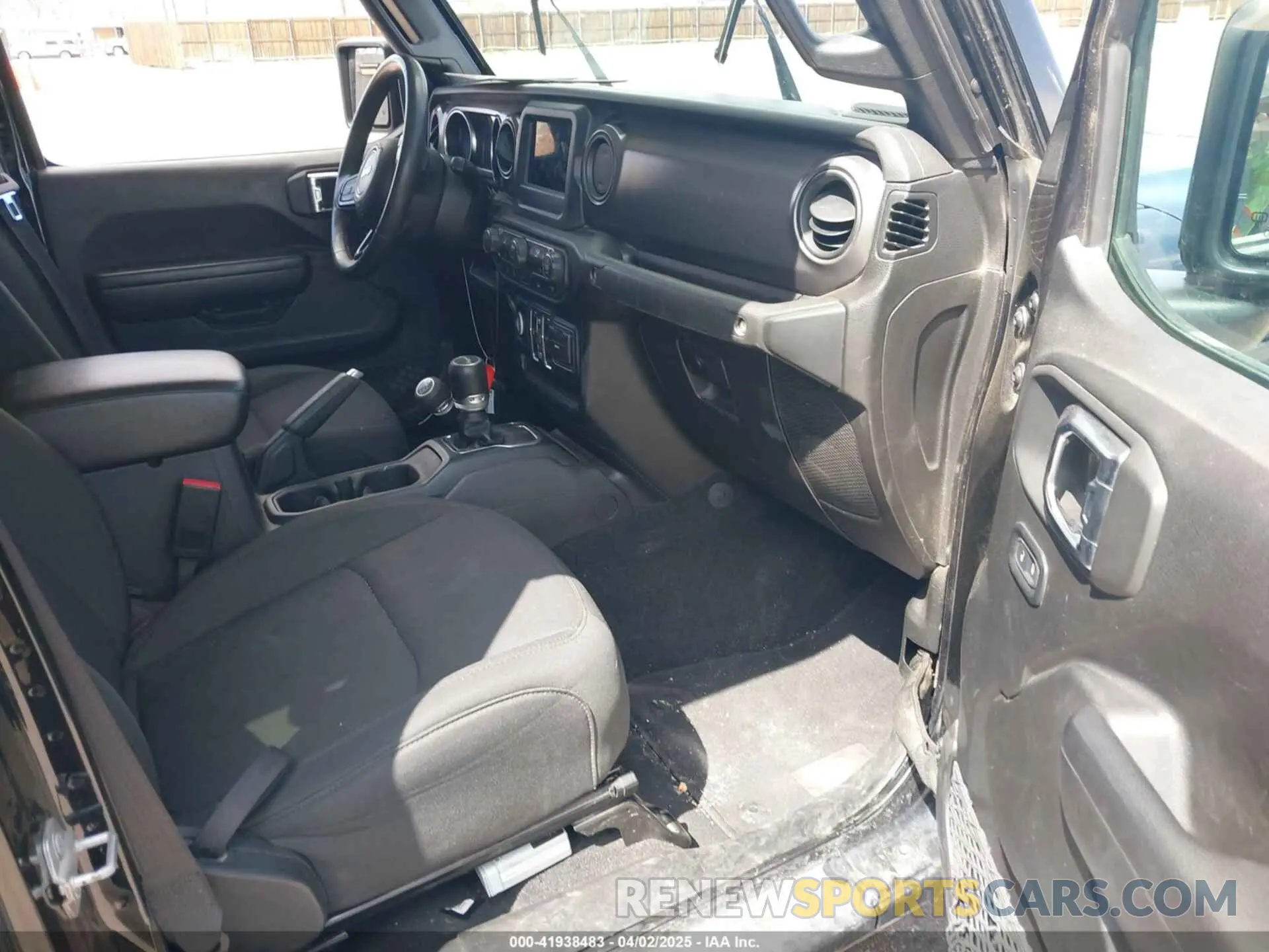 5 fotografías del automóvil dañado 1C6HJTAG8PL532867 JEEP GLADIATOR 2023