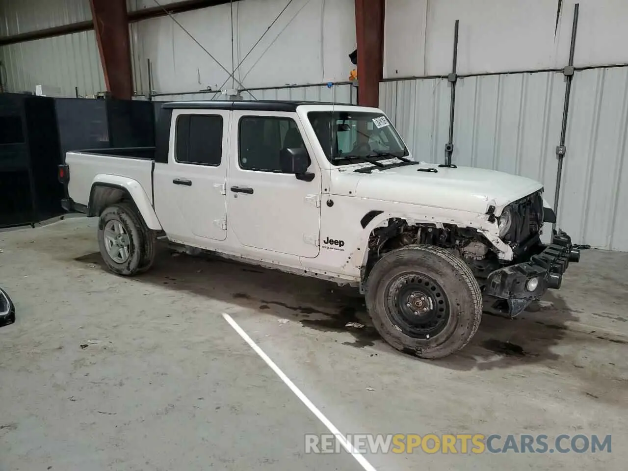 4 fotografías del automóvil dañado 1C6HJTAG8PL535705 JEEP GLADIATOR 2023