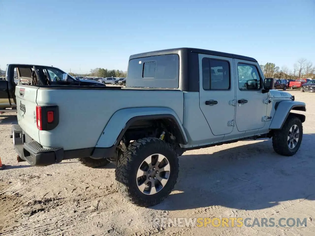 3 fotografías del automóvil dañado 1C6HJTAG8PL548700 JEEP GLADIATOR 2023