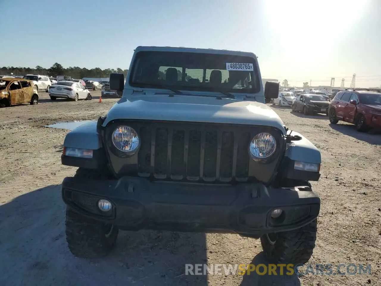 5 fotografías del automóvil dañado 1C6HJTAG8PL548700 JEEP GLADIATOR 2023